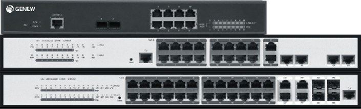 Serie GS220 del interruptor POE