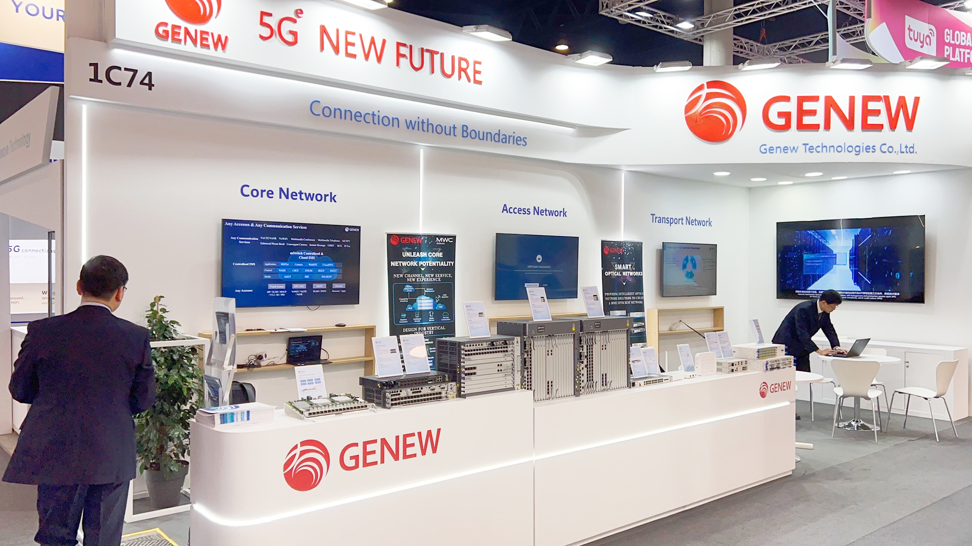 Únase a nosotros en MWC2023 y sea bienvenido al stand de Genew——1C74,Hall1