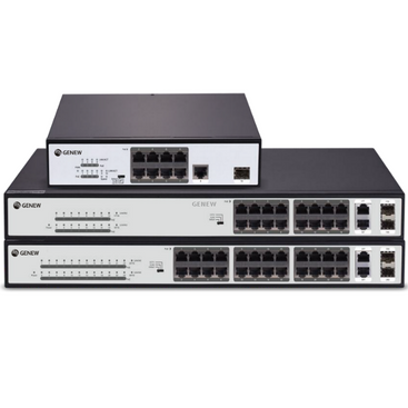 Switch POE de 8/16/24 puertos Serie GS110